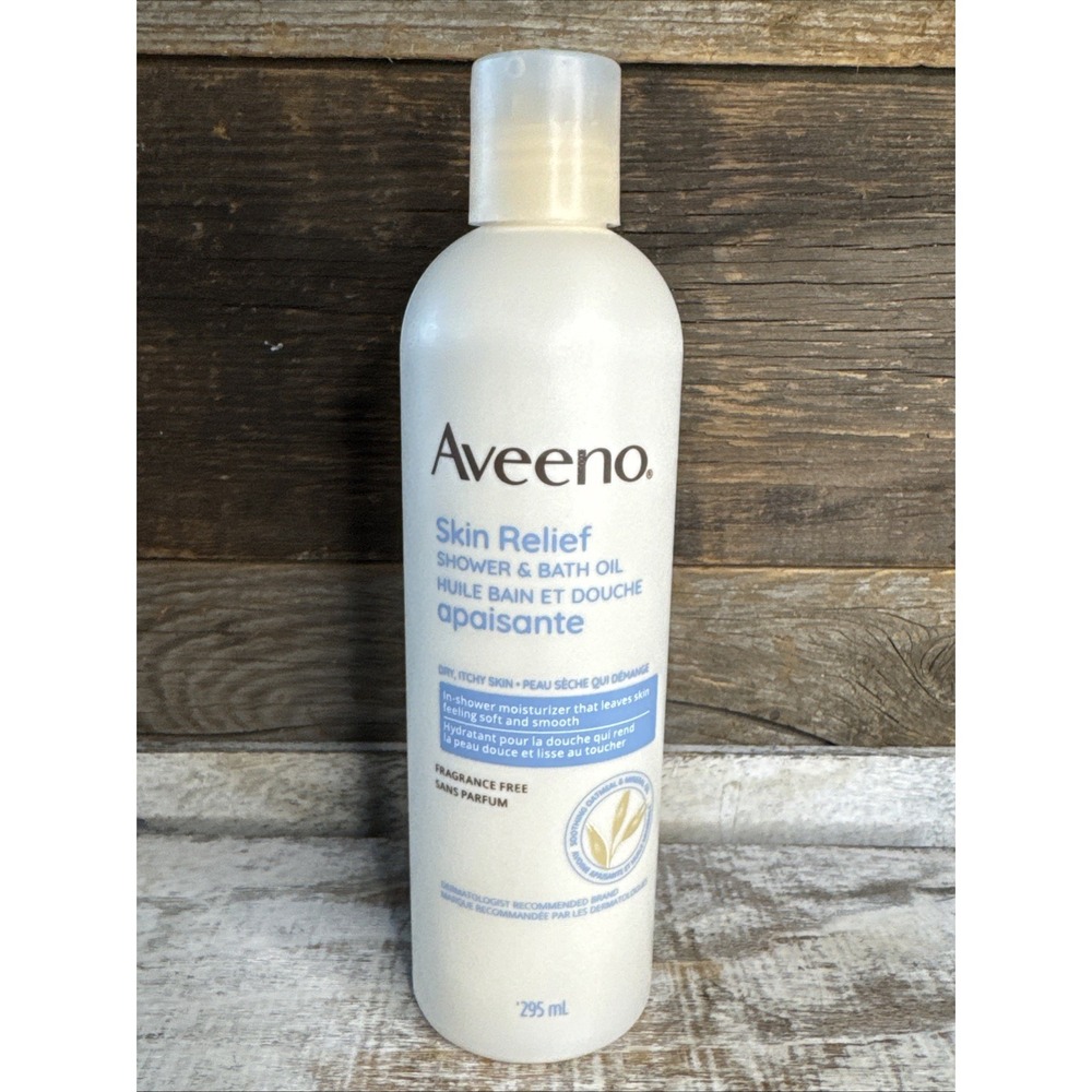Aveeno Skin Relief Shower Bath Oil 10oz Fragrance Free | MSRP = $18